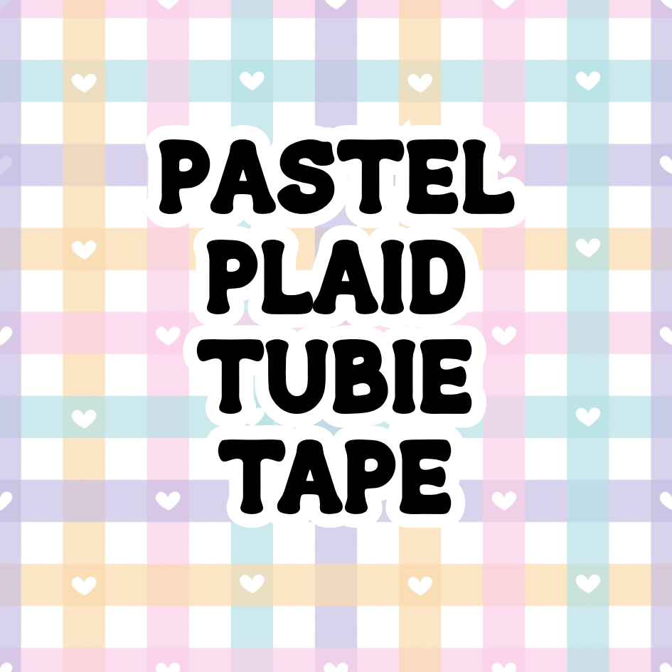Pastel Plaid Tubie Tape