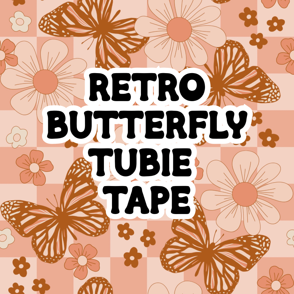 Retro Butterfly Tubie Tape