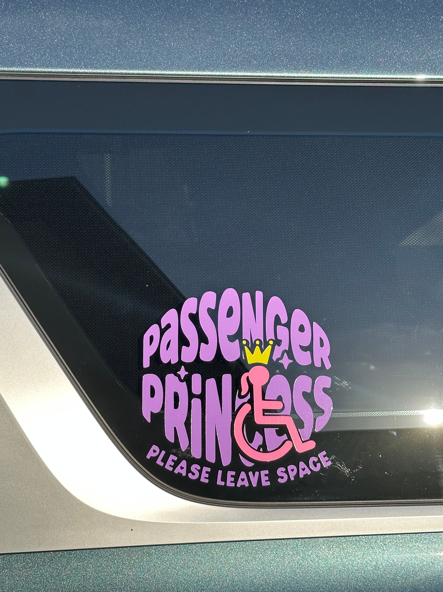 Passenger Princess Car Decal