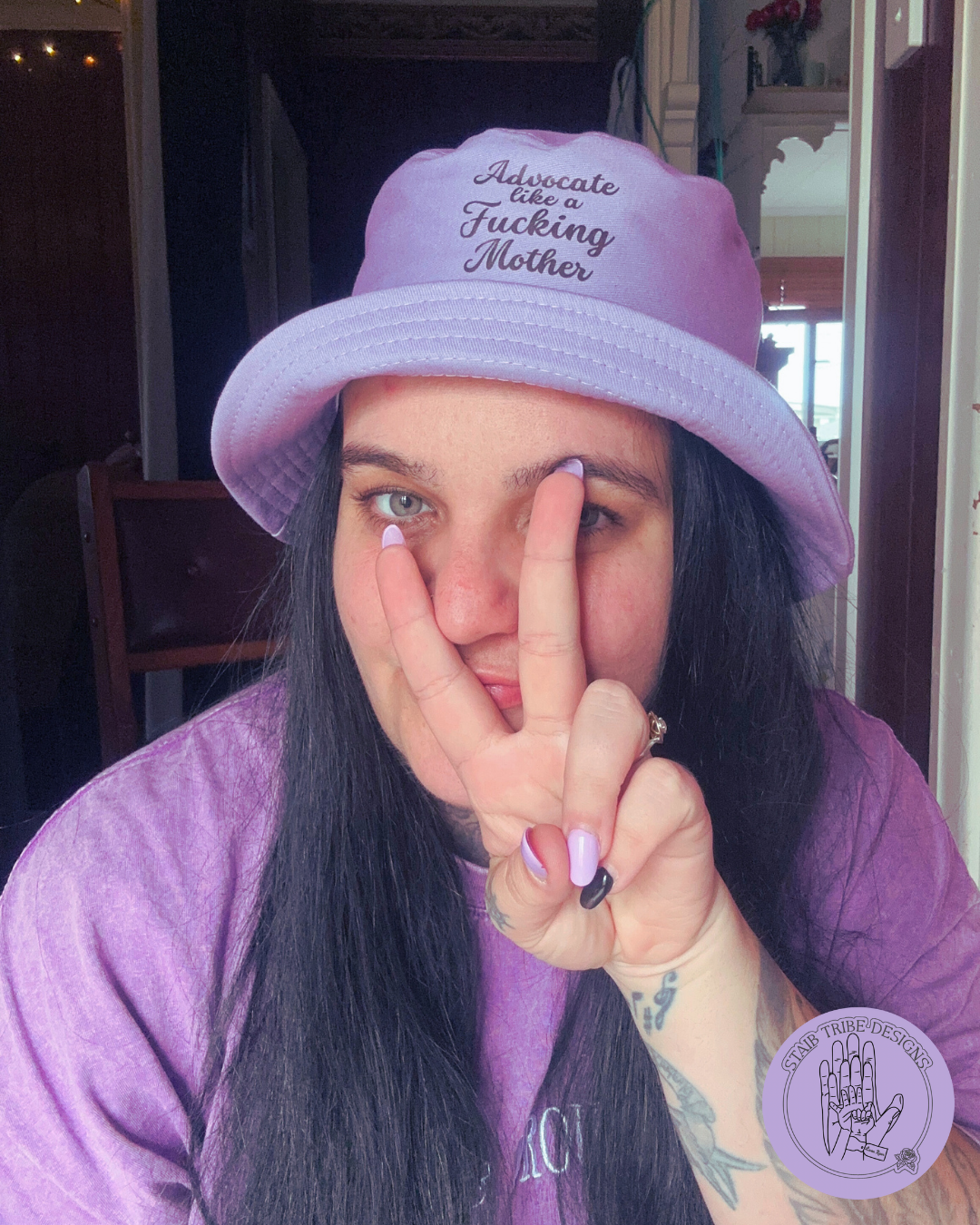 Advocate like a F’n Mother Bucket Hat