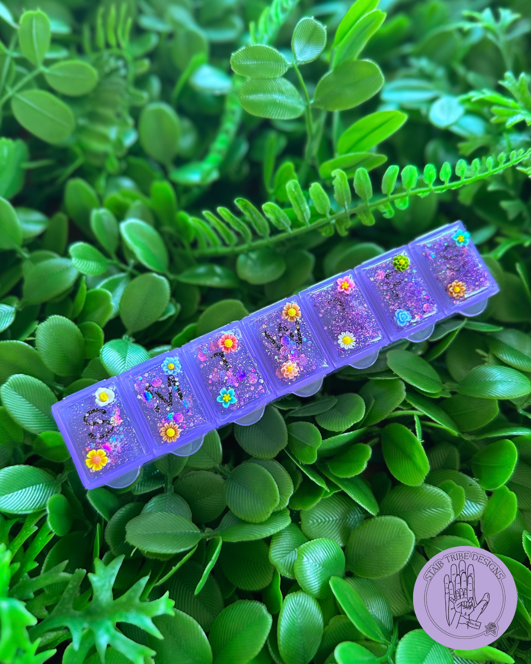 Purple Pill Weekly Medication Organiser