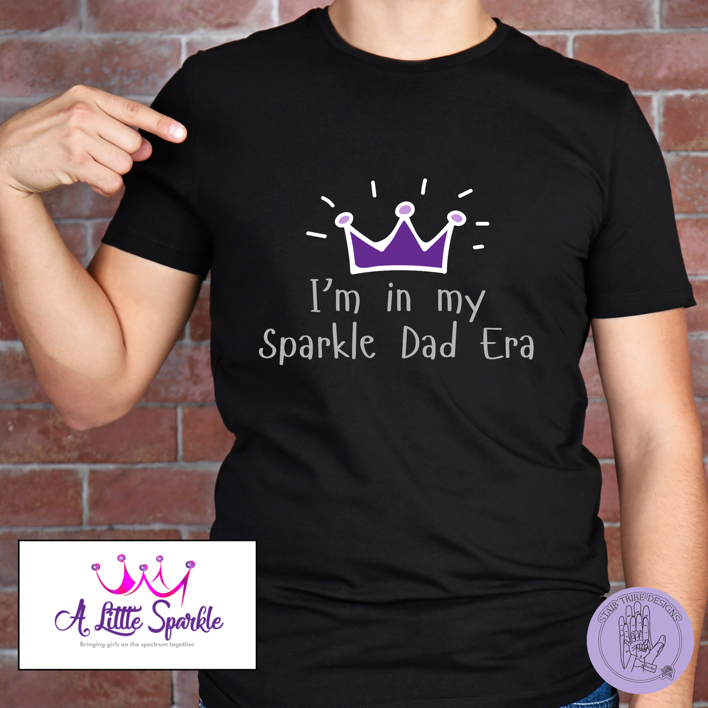 In my Sparkle Dad Era Merch