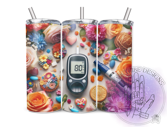 Glucose Monitor 20oz Tumbler