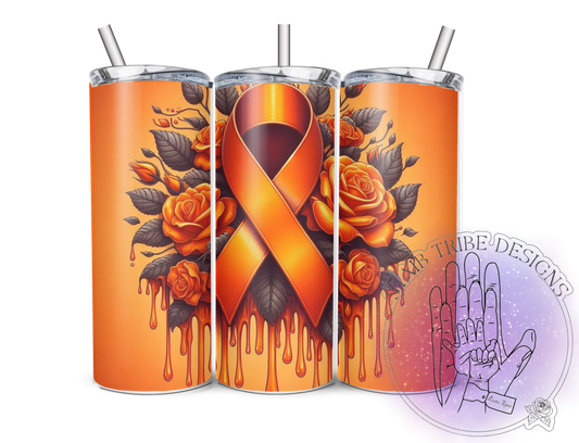 Orange Awareness Ribbon 20oz Tumbler