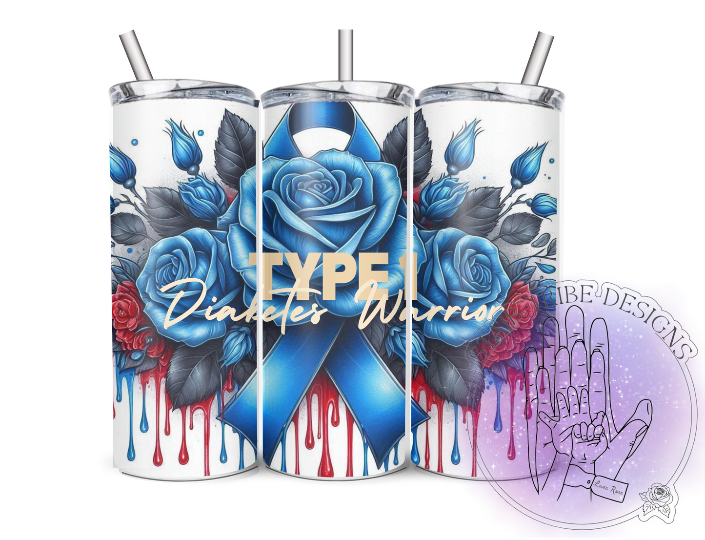 Type 1 Diabetes Warrior 20oz Tumbler