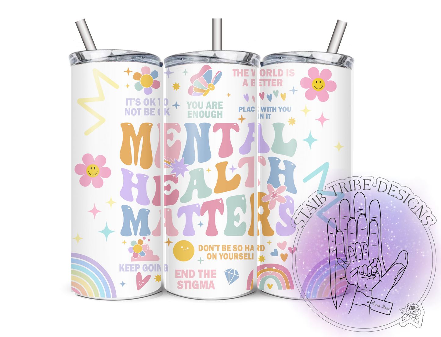 Mental Health Matters 20oz Tumbler