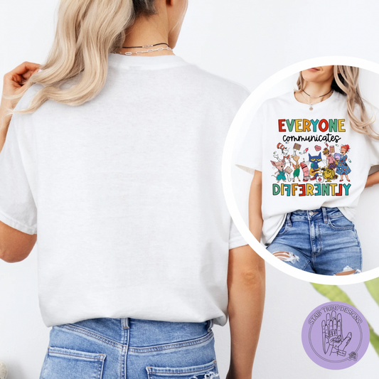 Everyone Communicates Differently Merch