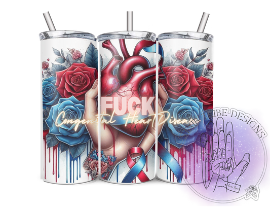 F Congenital Heart Disease 20oz Tumbler