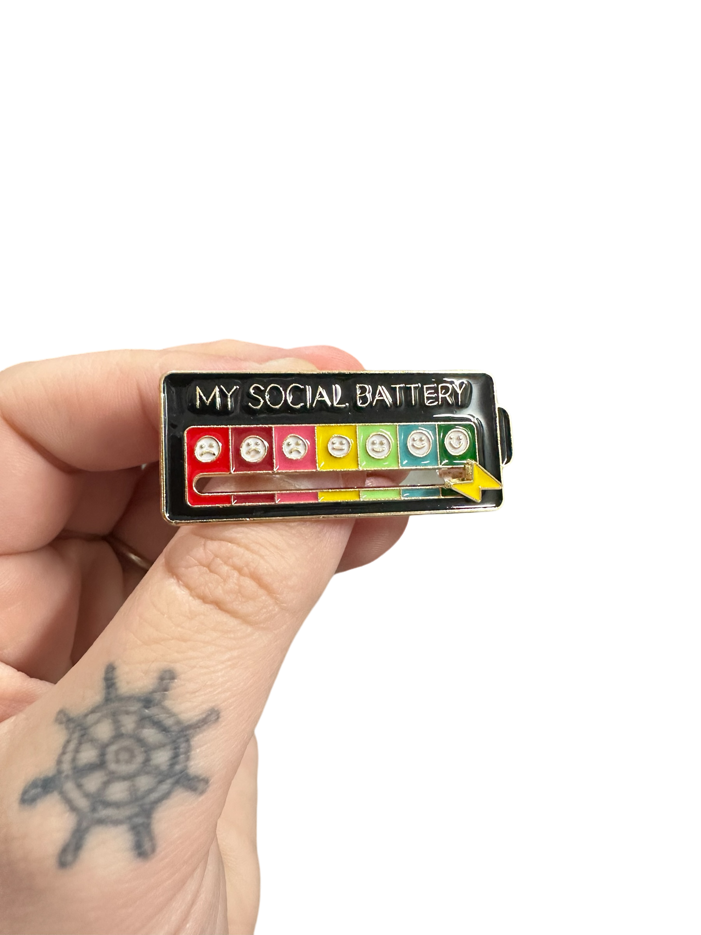 Social Battery Pin