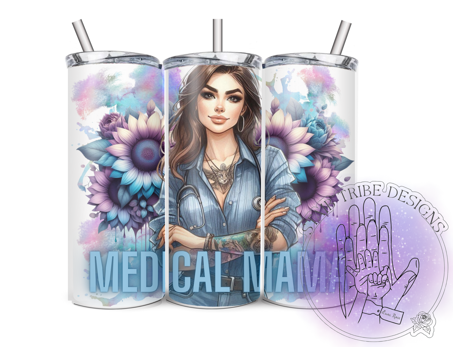 Medical MaMa Blue 20oz Tumbler