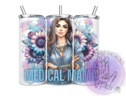 Medical MaMa Blue 20oz Tumbler