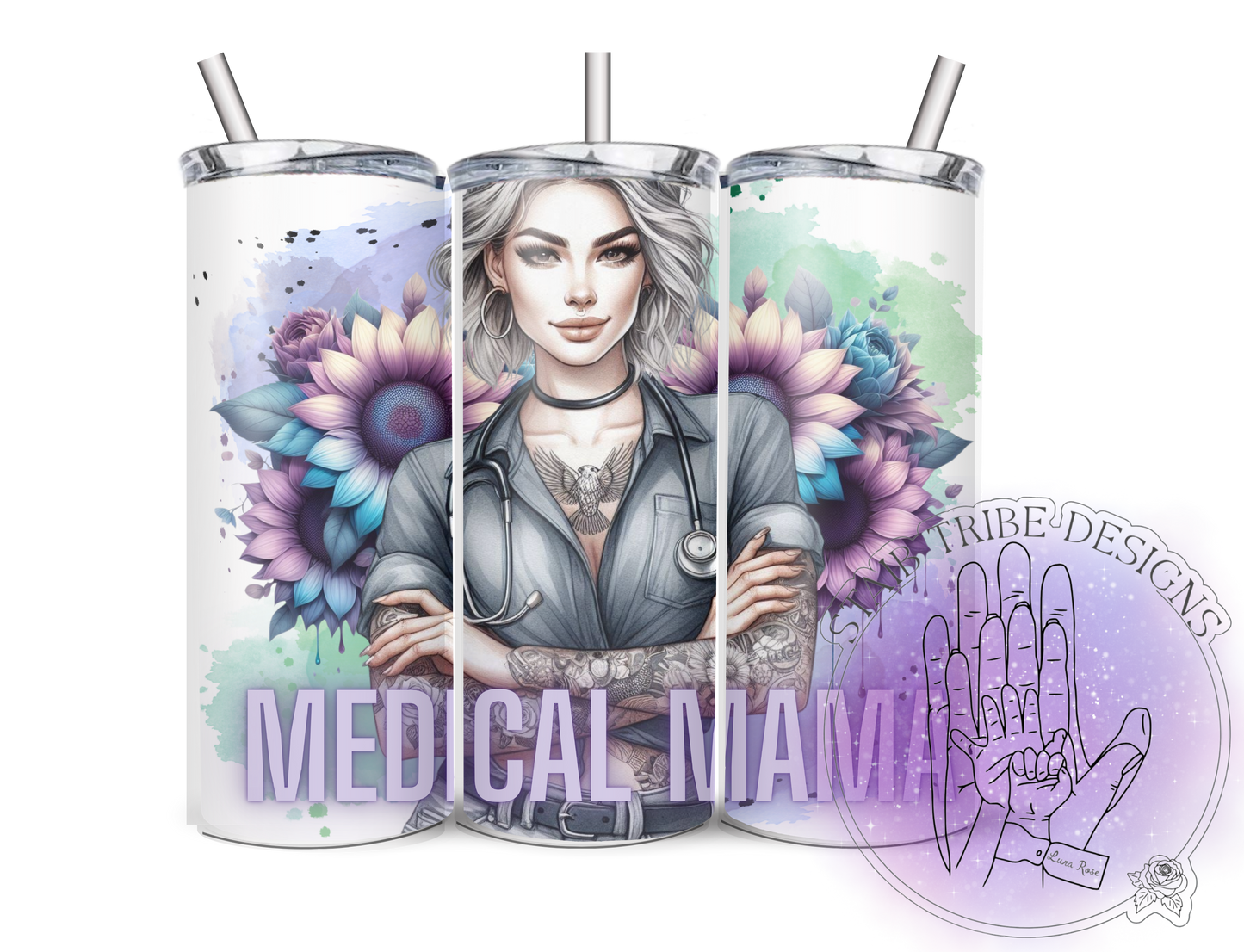 Medical MaMa Purple 20oz Tumbler