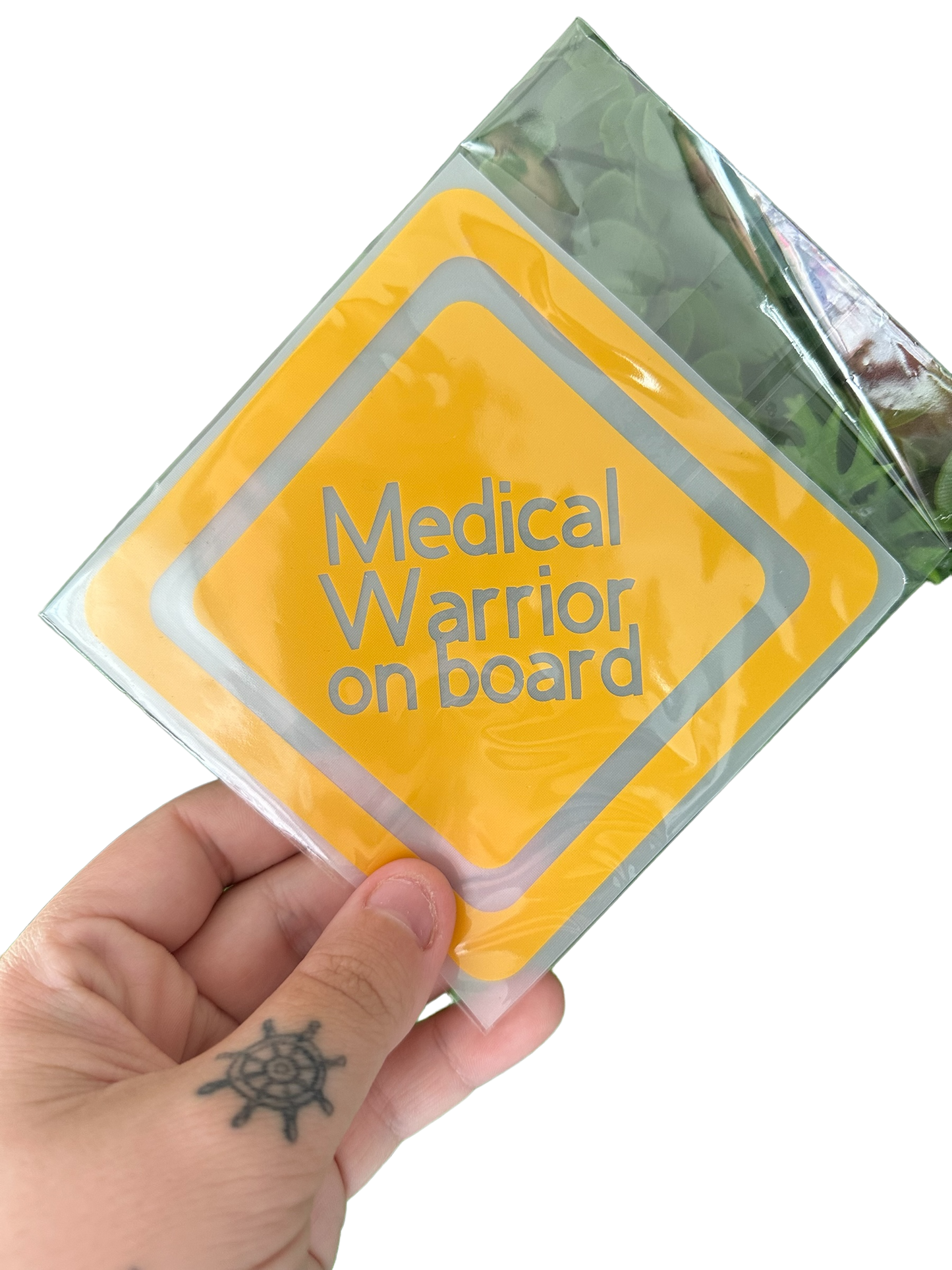 Medical Warrior on board Car Decal