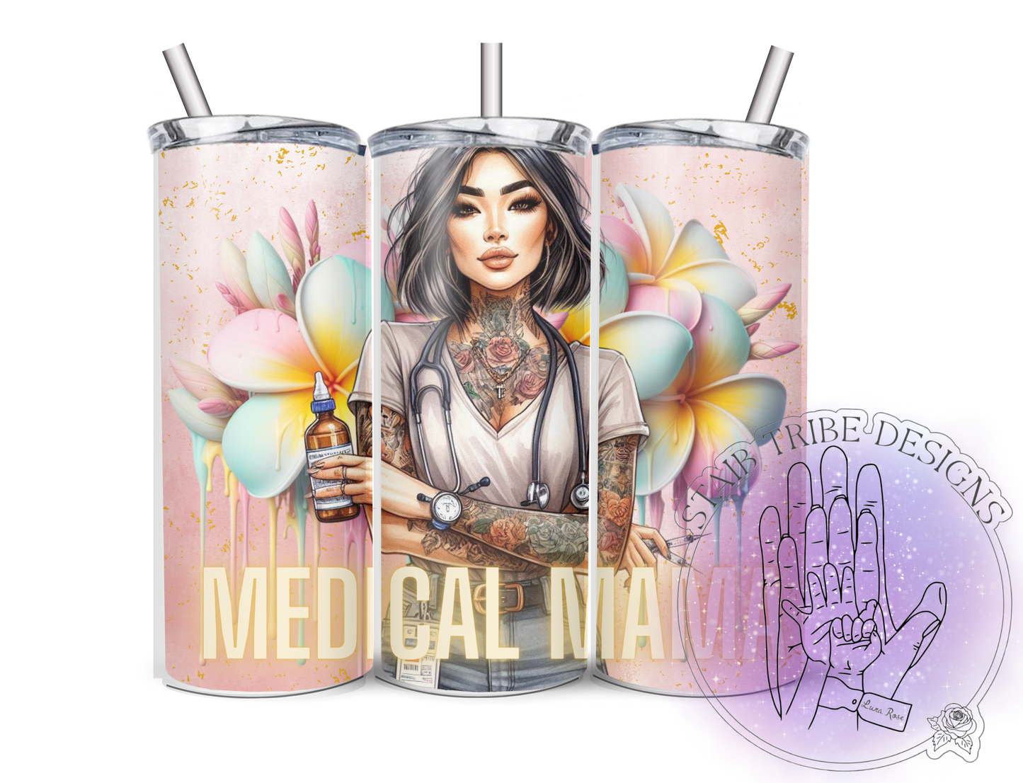 Medical MaMa Yellow 20oz Tumbler