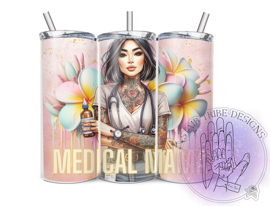 Medical MaMa Yellow 20oz Tumbler