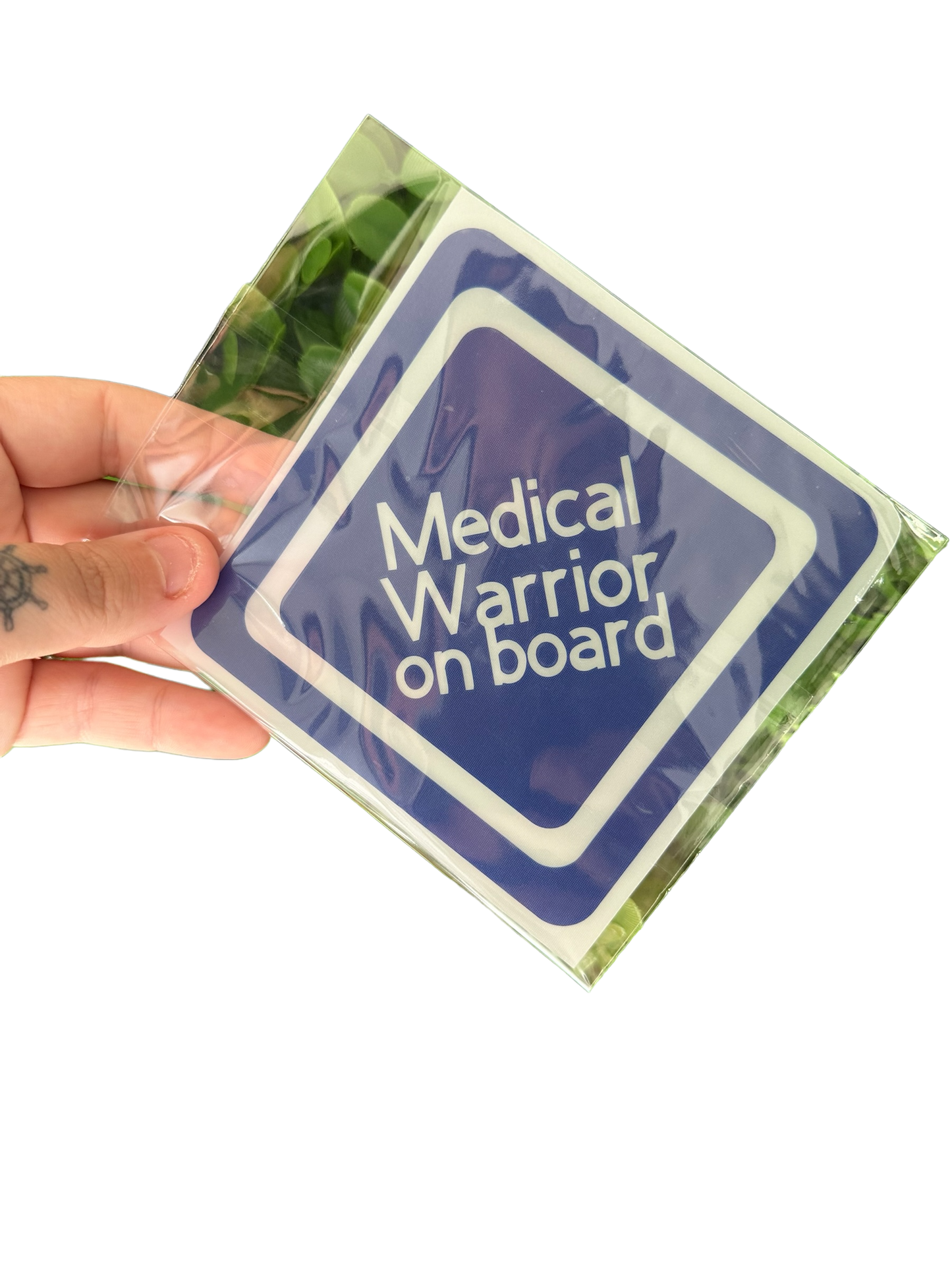 Medical Warrior on board Car Decal