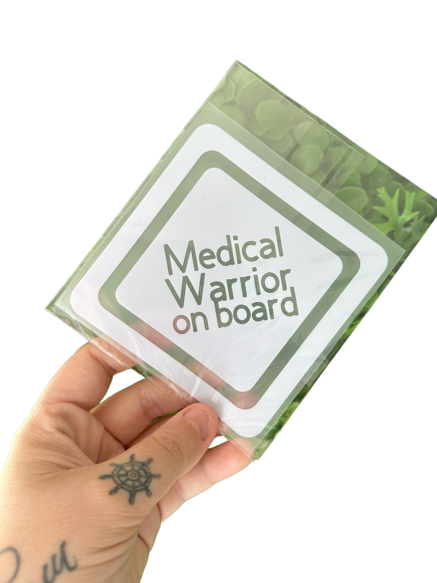 Medical Warrior on board Car Decal