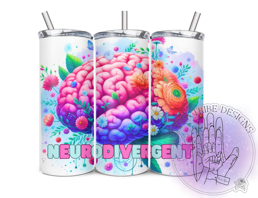 Neurodivergent 20oz Tumbler