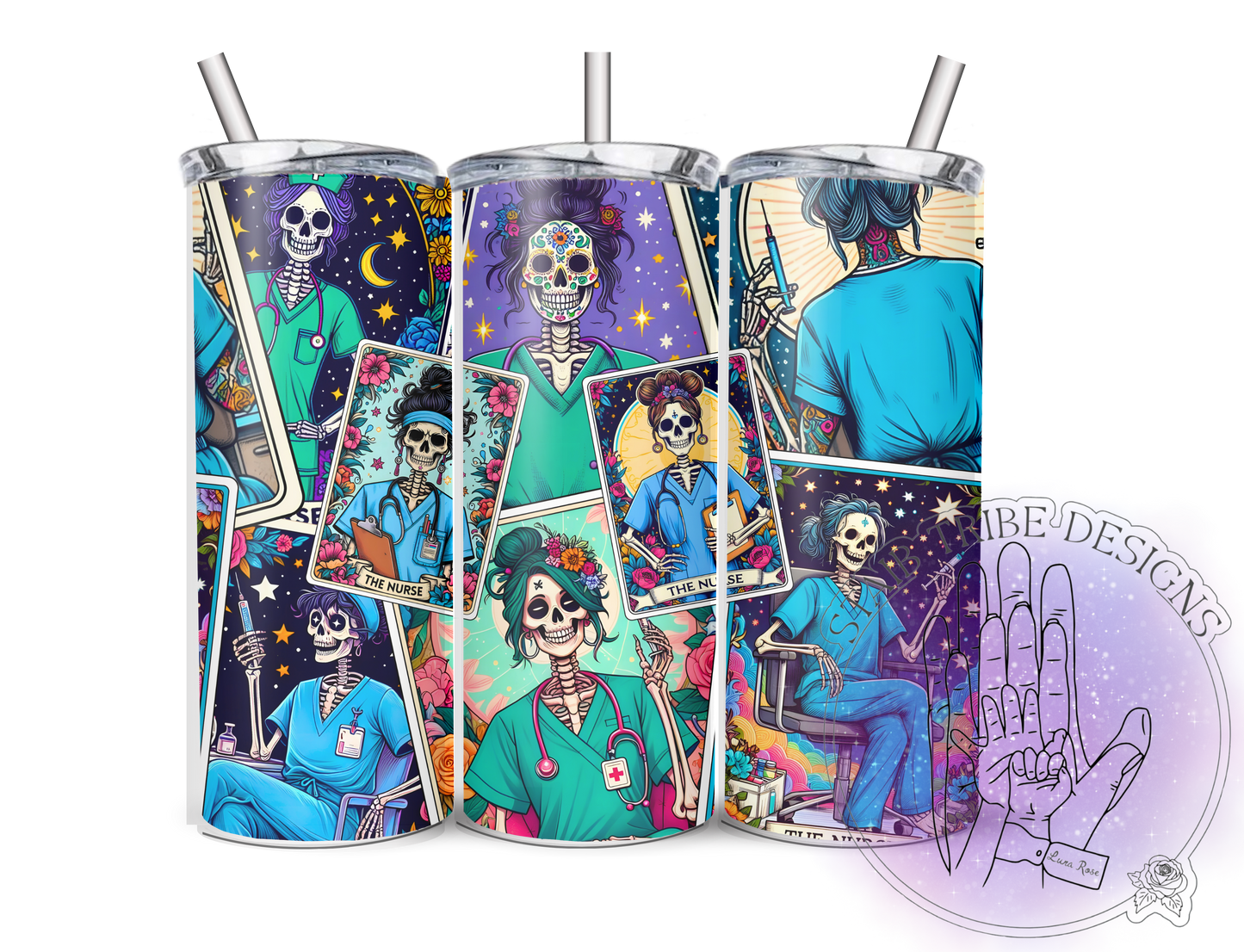 Nurse Tarot Card 20oz Tumbler