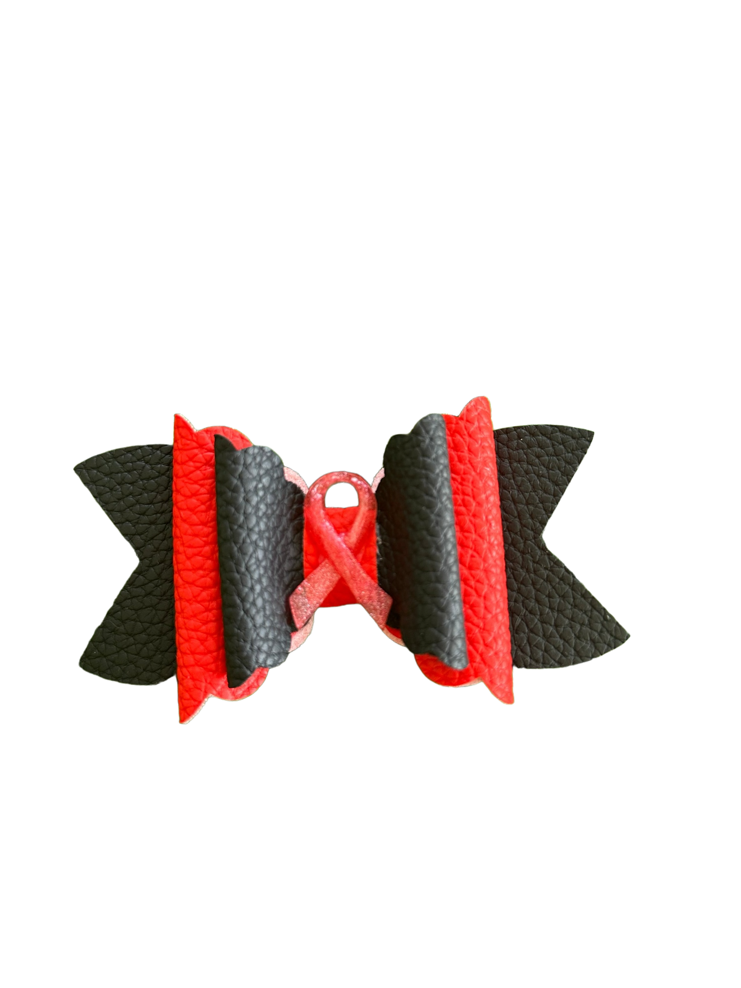 Black & Red Awareness Bow