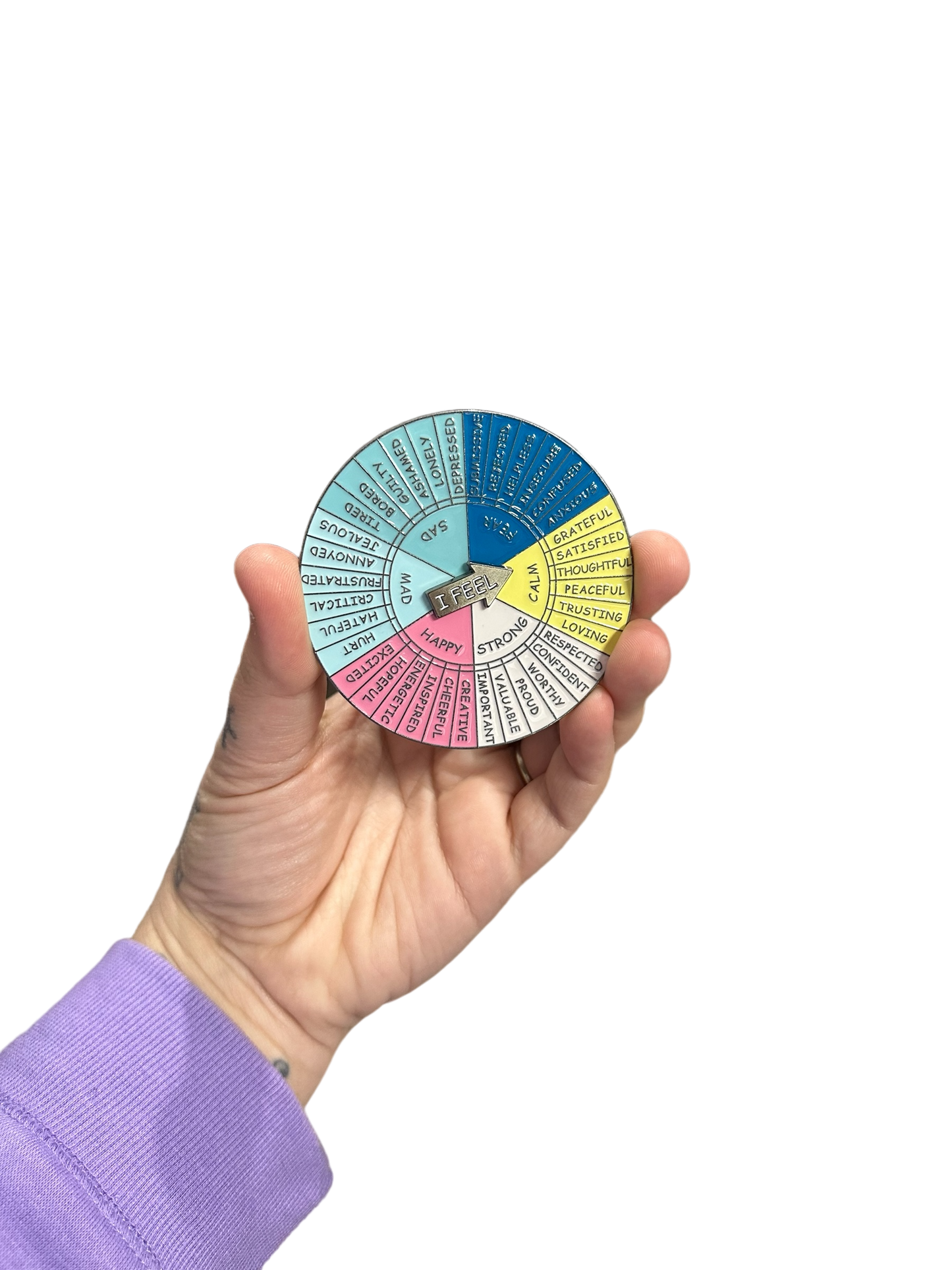 Emotion Wheel Pin