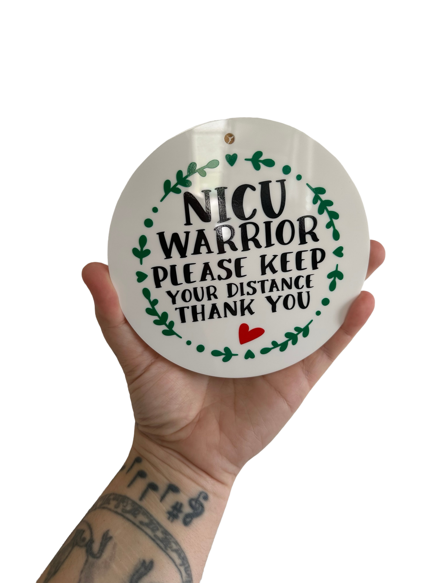 NICU Warrior Sign