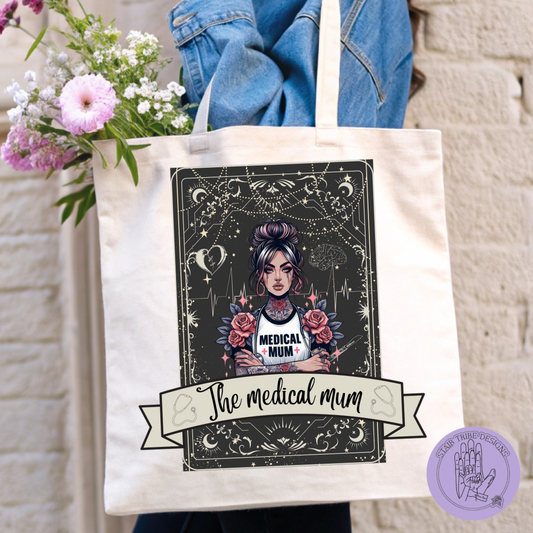 Medical Mum Tarot Card Tote