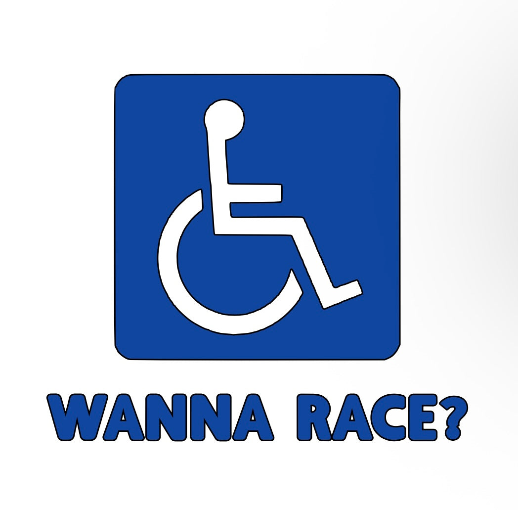 Wanna Race Car Decal