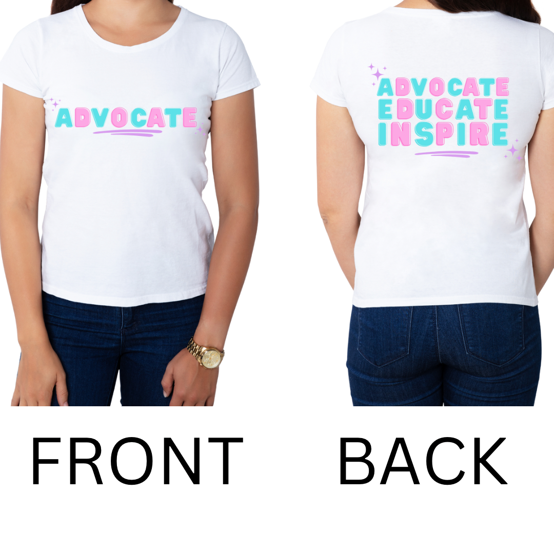 Advocate Educate Inspire Merch