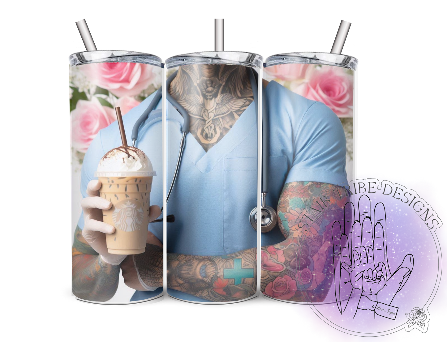 Tattooed Medical Man 20oz Tumbler