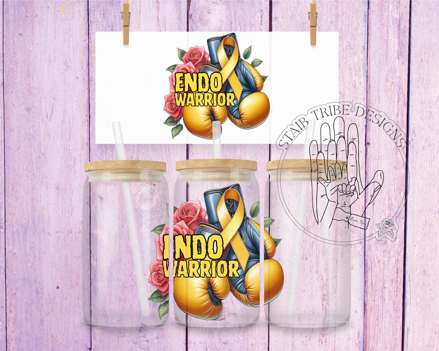 Endo Warrior 16oz Acrylic Libbey