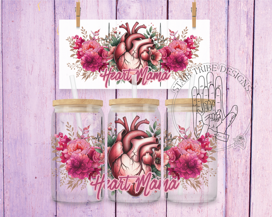 Heart Mama 16oz Acrylic Libbey