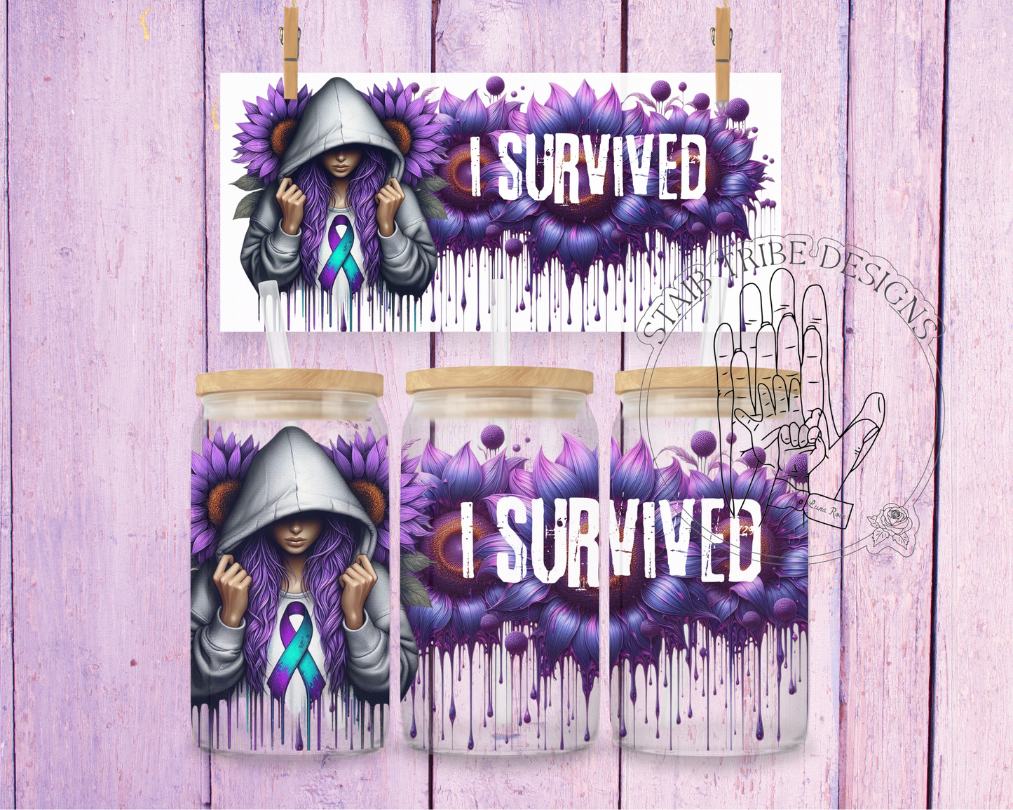 I Survived 16oz Acrylic Libbey