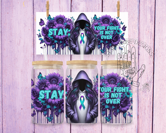 Stay, Your Story Is Not Over 16oz Acrylic Libbey