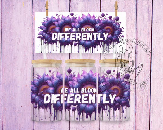 We All Bloom Differently 16oz Acrylic Libbey